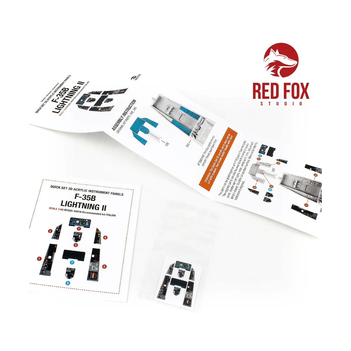 1/48 F-35B Lightning II (for Italeri kit), 1/48 - Red Fox Studio RF...