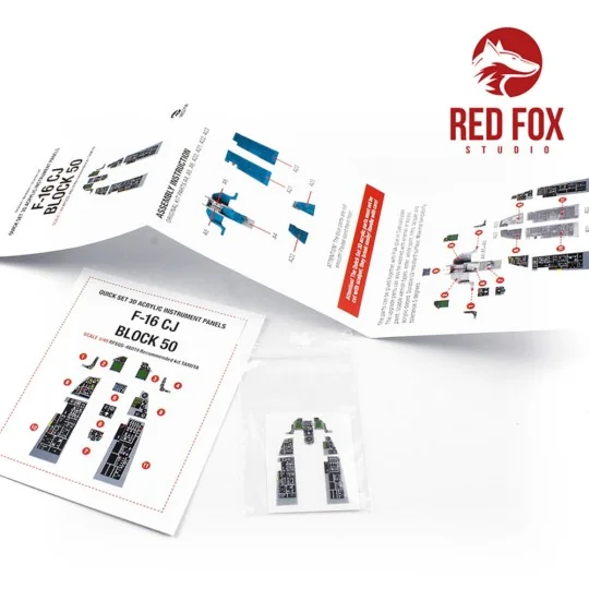 1/48 F-16CJ Block 50 (for Tamiya kit) - Red Fox Studio RFSQS-48019