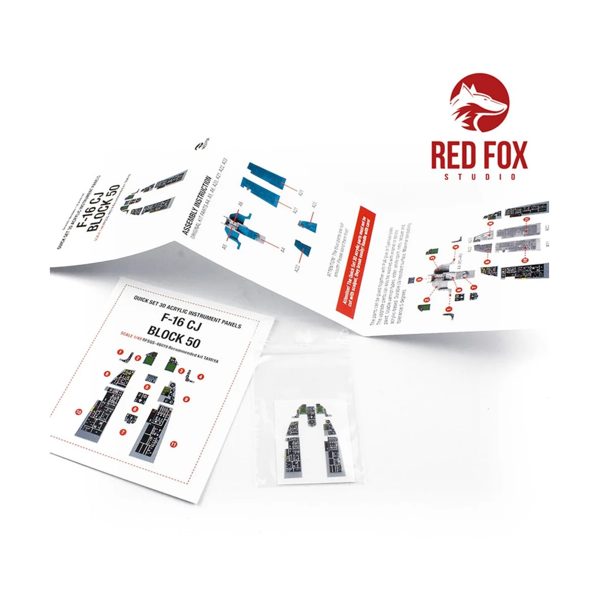1/48 F-16CJ Block 50 (for Tamiya kit), 1/48 - Red Fox Studio RFSQS-...