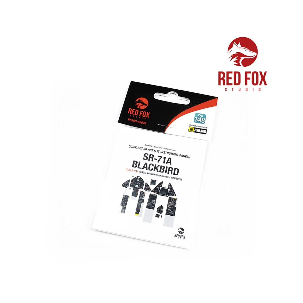 1/48 SR-71A Blackbird(for Revell kit) - Red Fox Studio RFSQS-48020