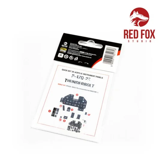 1/48 P-47D-25 Thunderbolt (for Hasegawa Kit), 1/48 - Red Fox Studio...