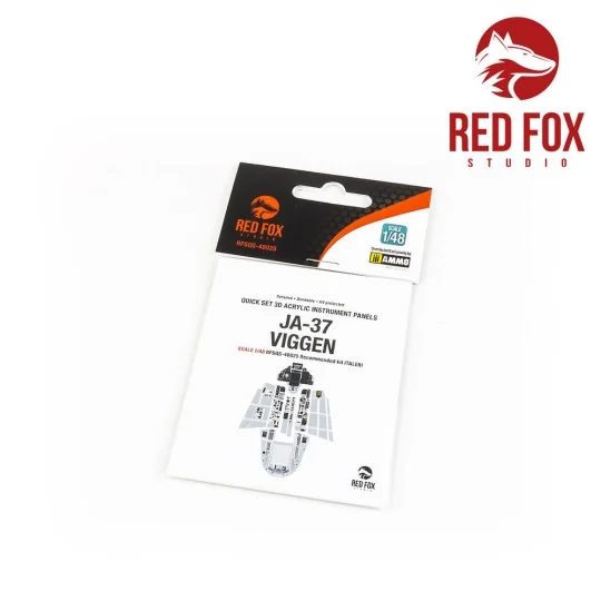 1/48 Saab Ja-37 Viggen (for Italeri kit), 1/48 - Red Fox Studio RFS...