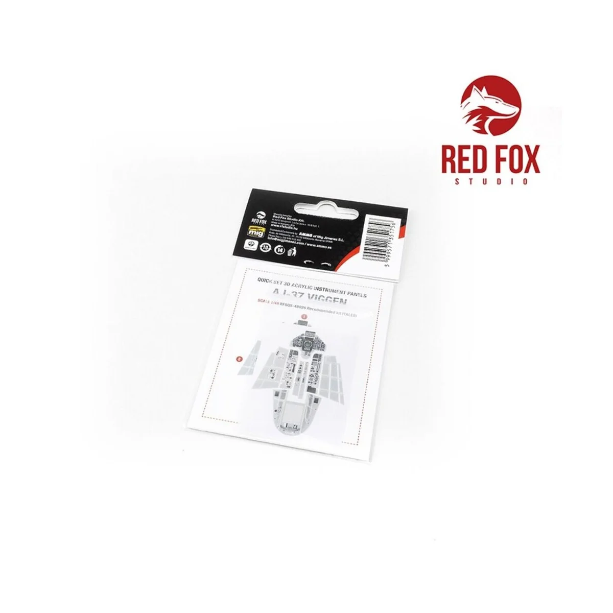 Saab AJ-37 Viggen (for Italeri kit) - Red Fox Studio RFSQS-48026