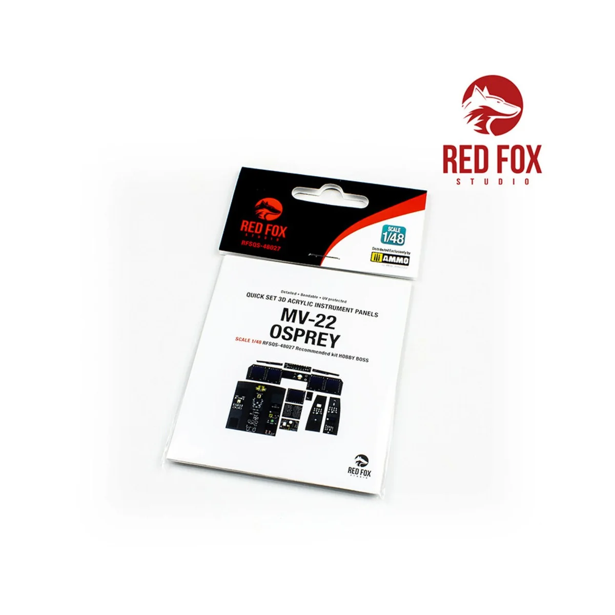 1/48 MV-22 Osprey (for Hobby Boss Kit) - Red Fox Studio RFSQS-48027