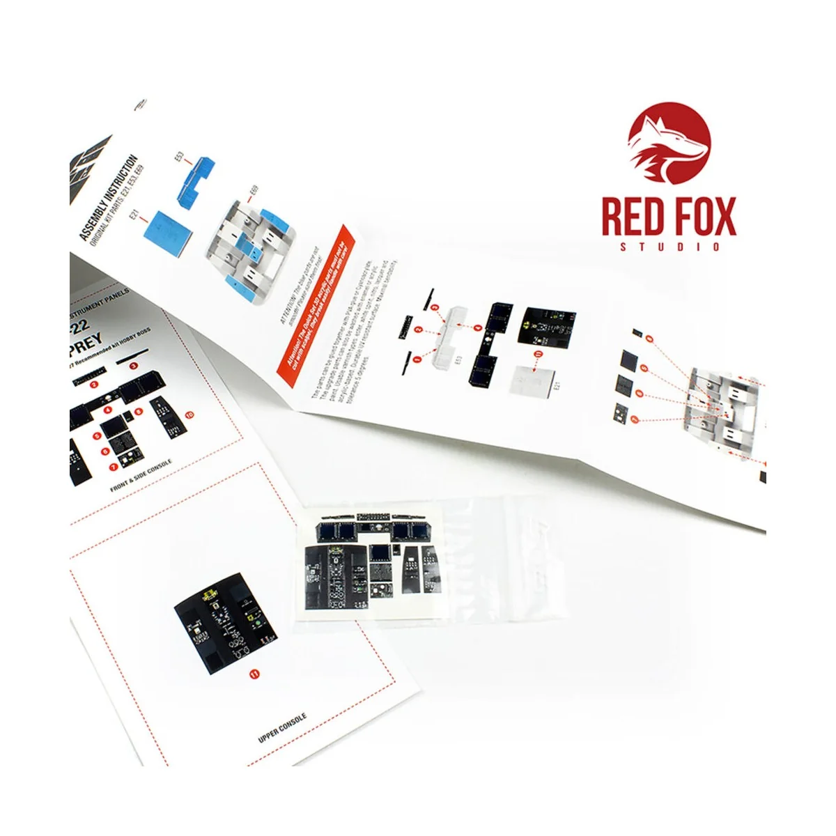 1/48 MV-22 Osprey (for Hobby Boss Kit), 1/48 - Red Fox Studio RFSQS...