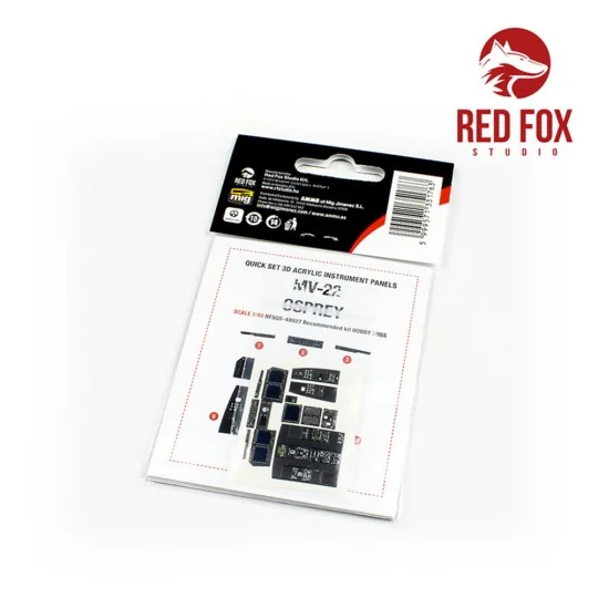 1/48 MV-22 Osprey (for Hobby Boss Kit), 1/48 - Red Fox Studio RFSQS...