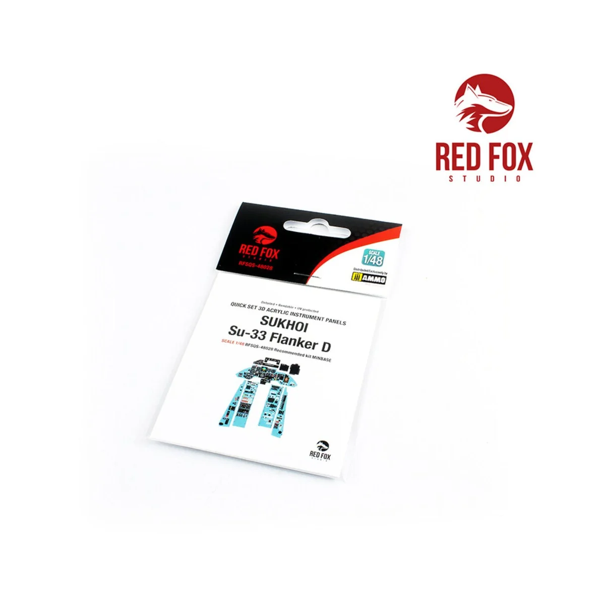 1/48 Sukhoi Su-33 Flanker D (for Minibase kit), 1/48 - Red Fox Stud...