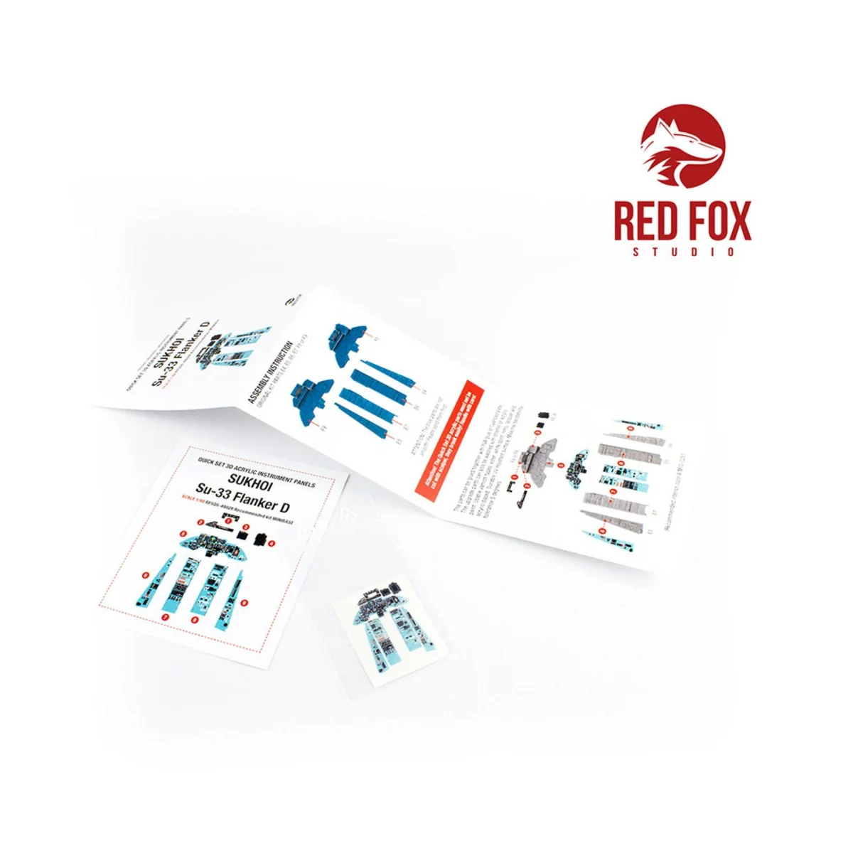 1/48 Sukhoi Su-33 Flanker D (for Minibase kit), 1/48 - Red Fox Stud...