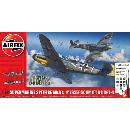 Supermarine Spitfire Mk.Vc vs Bf109F-4 Dogfight Double, 1/72 - Airf... Supermarine Spitfire Mk.Vc vs Bf109F-4 Dogfight Double, 1/72 - Airf...