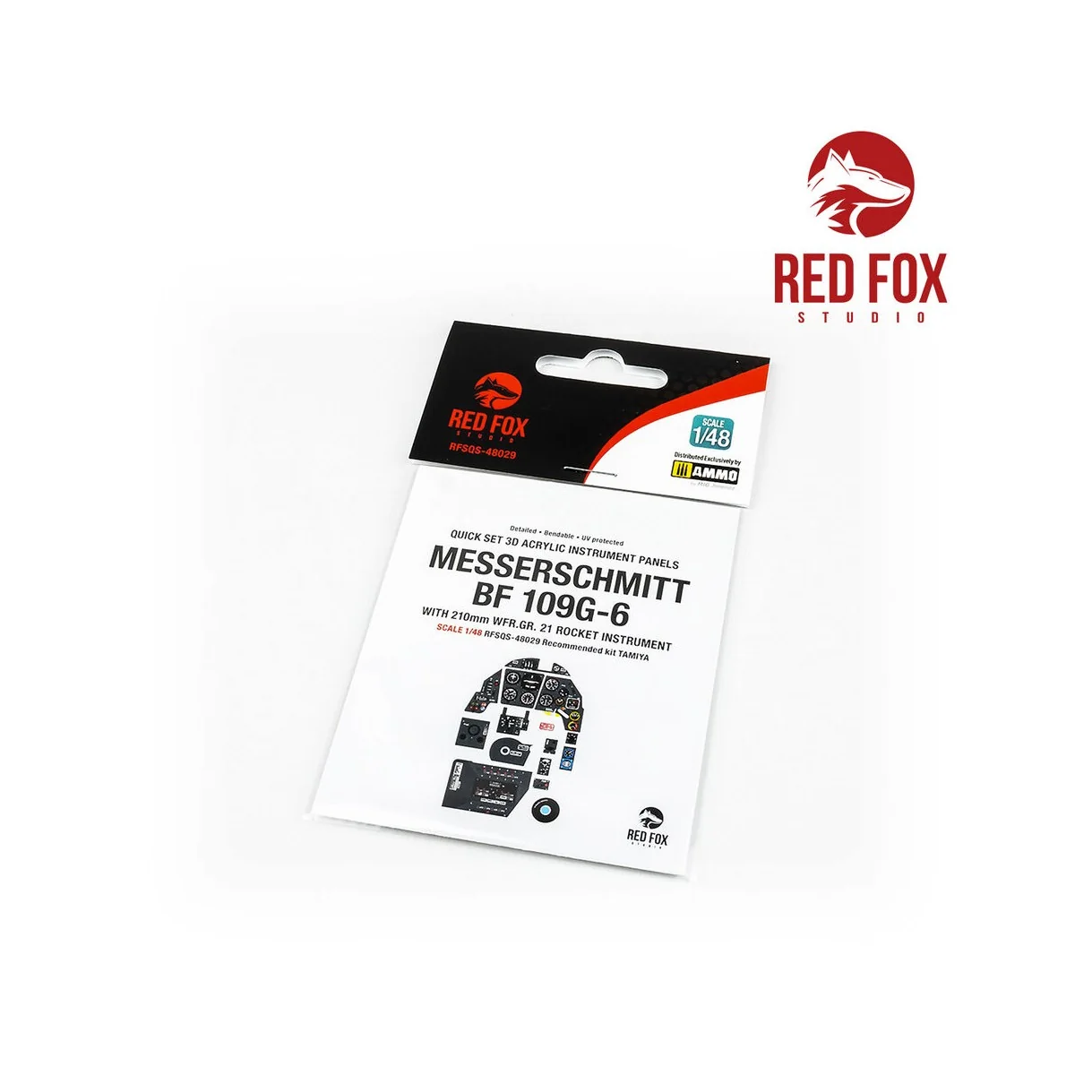 1/48 Messerschmitt Bf 109G-6 with WFR.GR.21 Rocket Panel (for Tamiy...