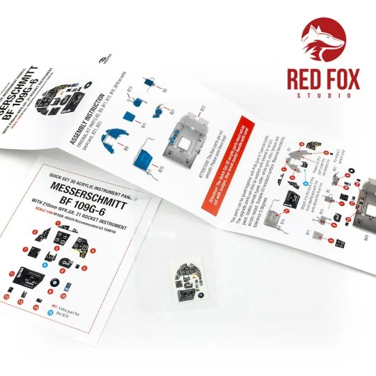 1/48 Messerschmitt Bf 109G-6 with WFR.GR.21 Rocket Panel (for Tamiy...