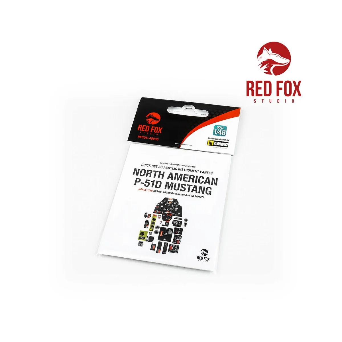 1/48 P-51D Mustang (for Tamiya kit) - Red Fox Studio RFSQS-48030