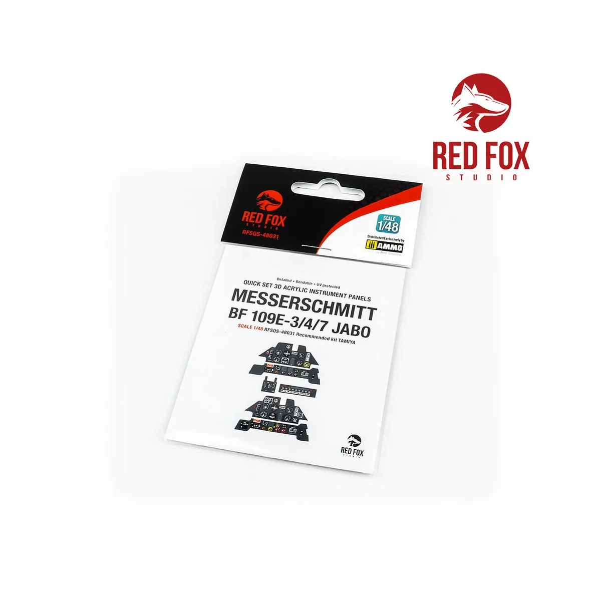 1/48 Messerschmitt Bf 109E-3/4/7 JABO (for Tamiya kit), 1/48 - Red ...