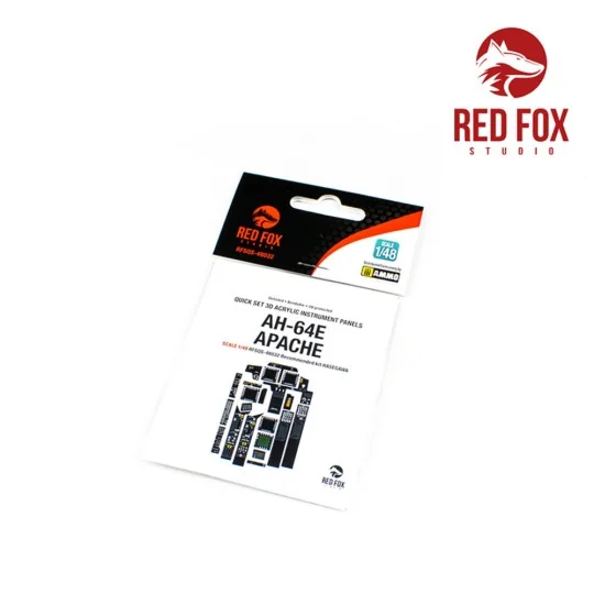 1/48 AH-64E Apache (for Hasegawa kit) - Red Fox Studio RFSQS-48032