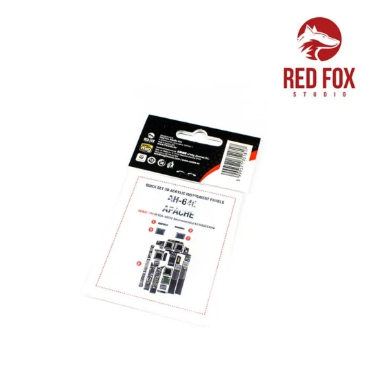 1/48 AH-64E Apache (for Hasegawa kit), 1/48 - Red Fox Studio RFSQS-...