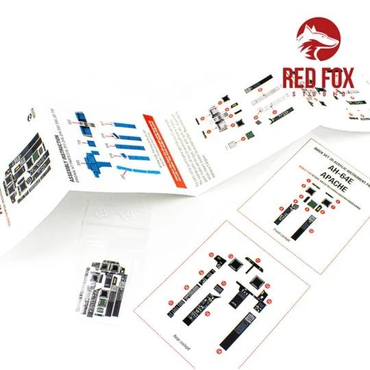 1/48 AH-64E Apache (for Hasegawa kit) - Red Fox Studio RFSQS-48032