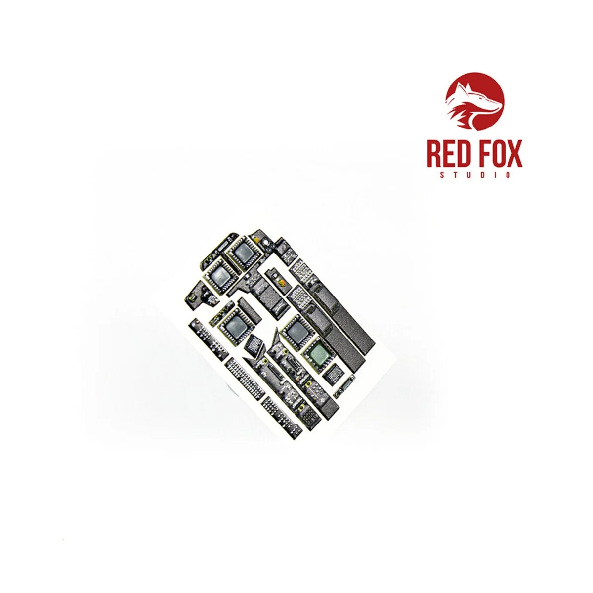 1/48 AH-64E Apache (for Hasegawa kit), 1/48 - Red Fox Studio RFSQS-...