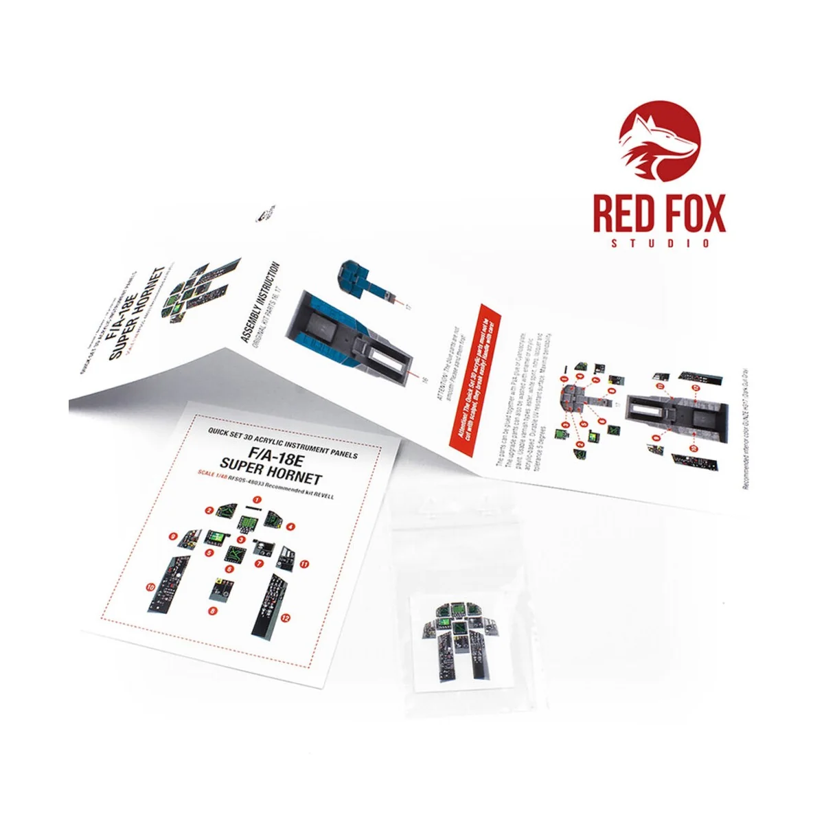 1/48 F/A-18E Super Hornet (for Revell kit), 1/48 - Red Fox Studio R...