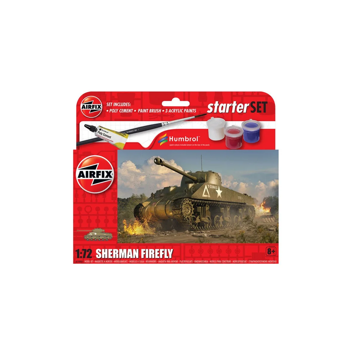 Small Beginners Set Sherman Firefly - Airfix A55003
