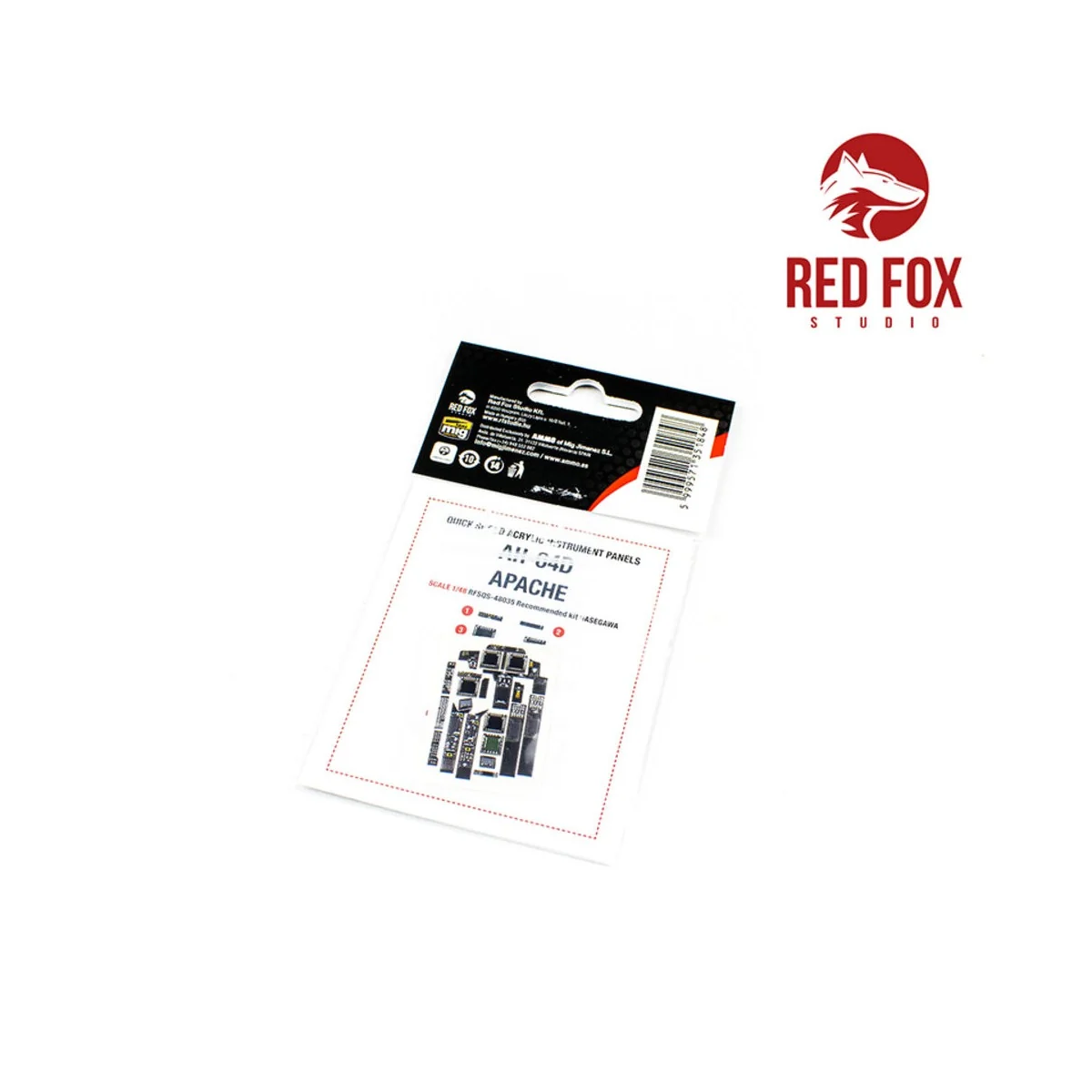 1/48 AH-64D Apache Longbow (for Hasegawa kit), 1/48 - Red Fox Studi...