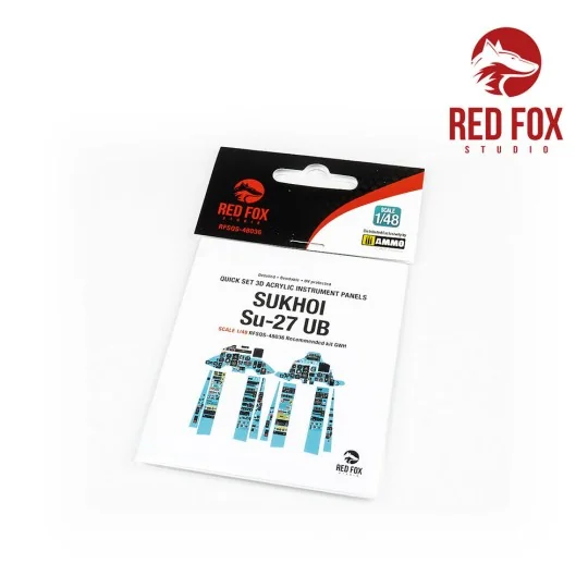 1/48 Su-27UB Flanker C (for GWH kit), 1/48 - Red Fox Studio RFSQS-4...