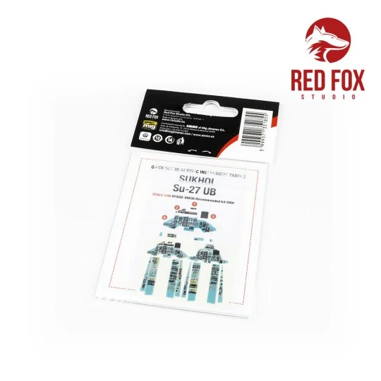 1/48 Su-27UB Flanker C (for GWH kit) - Red Fox Studio RFSQS-48036