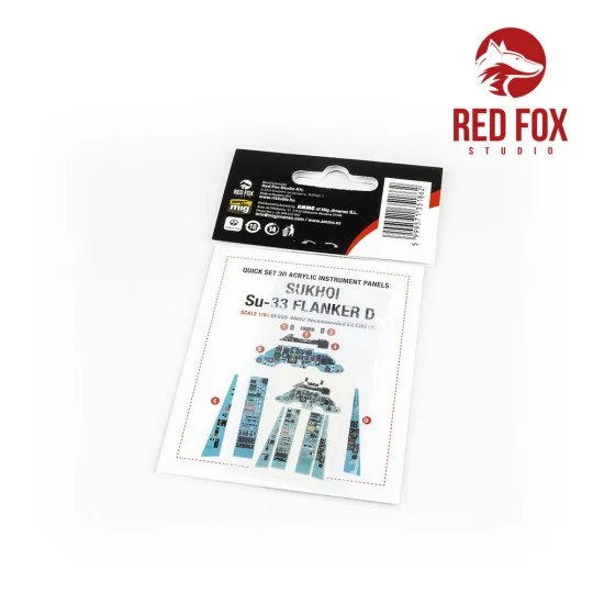 1/48 Su-33 Flanker D (for Kinetic kit) - Red Fox Studio RFSQS-48037