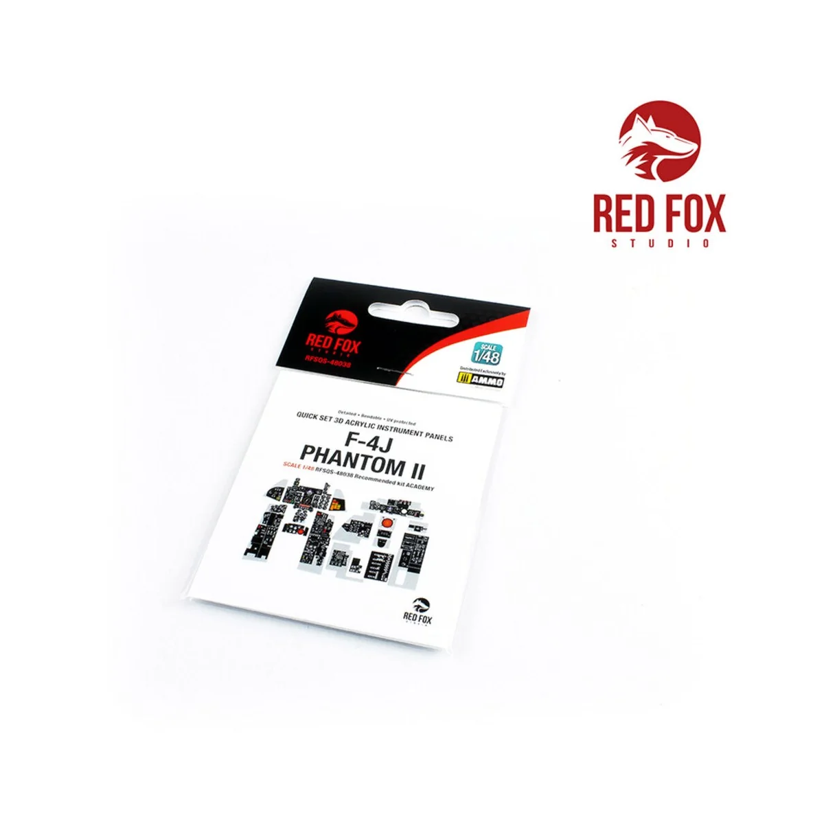 1/48 F-4J Phantom II (for Academy kit), 1/48 - Red Fox Studio RFSQS...
