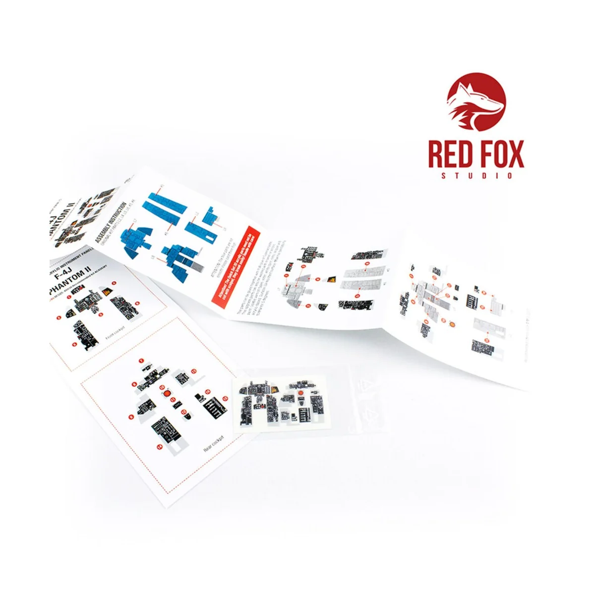 1/48 F-4J Phantom II (for Academy kit) - Red Fox Studio RFSQS-48038