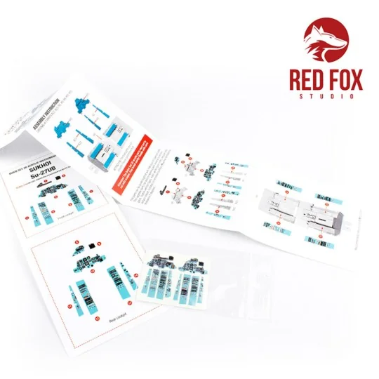 1/48 Sukhoi Su-27UB (fot Kitty Hawk kit) - Red Fox Studio RFSQS-48040
