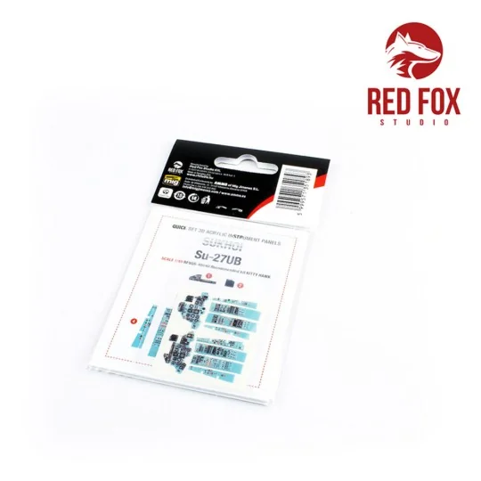 1/48 Sukhoi Su-27UB (fot Kitty Hawk kit) - Red Fox Studio RFSQS-48040