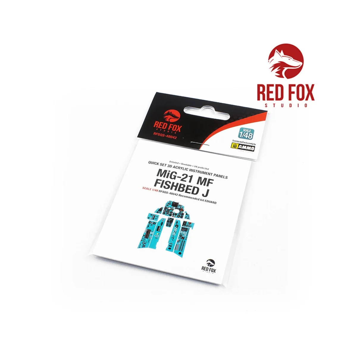 1/48 MiG-21 MF Fishbed J (for Eduard kit), 1/48 - Red Fox Studio RF...