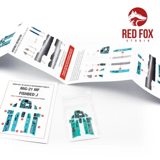 1/48 MiG-21 MF Fishbed J (for Eduard kit), 1/48 - Red Fox Studio RF...