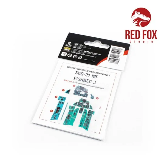 1/48 MiG-21 MF Fishbed J (for Eduard kit), 1/48 - Red Fox Studio RF...