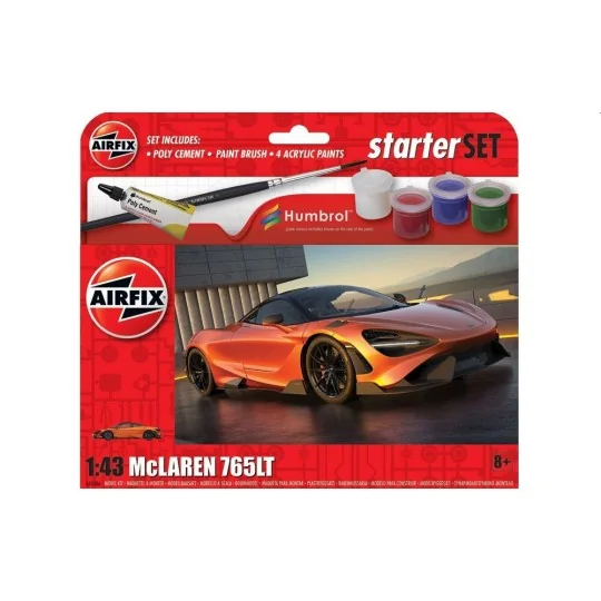 Starter Set - McLaren 765, 1/43 - Airfix A55006