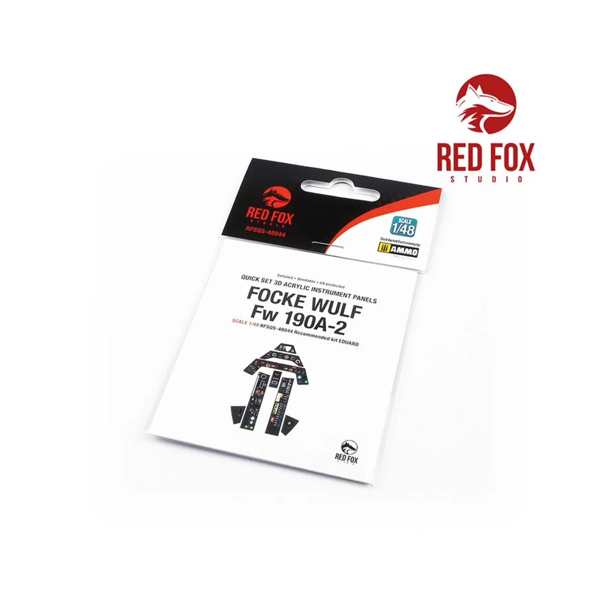 1/48 Focke Wulf Fw 190A-2 (for Eduard kit) - Red Fox Studio RFSQS-4...