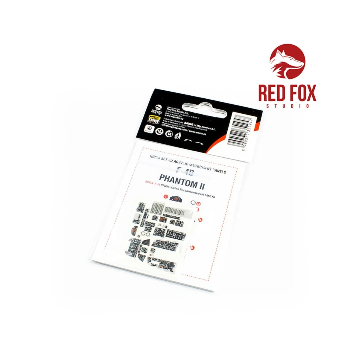 1/48 McDonnell DOUGLAS F-4B Phantom II (for Tamiya Kit) - Red Fox S...