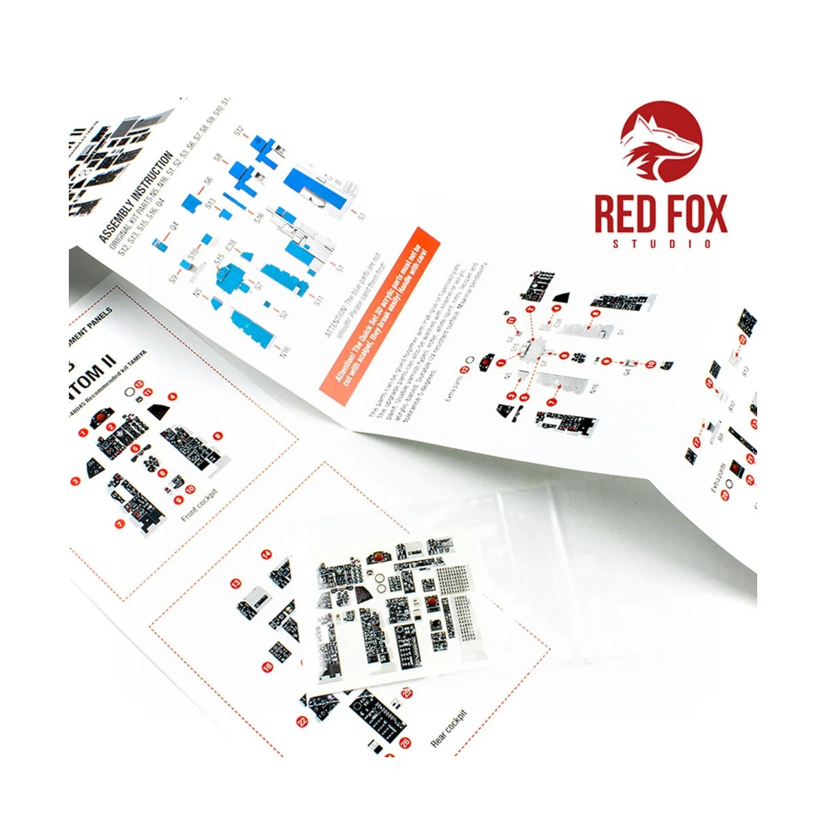 1/48 McDonnell DOUGLAS F-4B Phantom II (for Tamiya Kit) - Red Fox S...