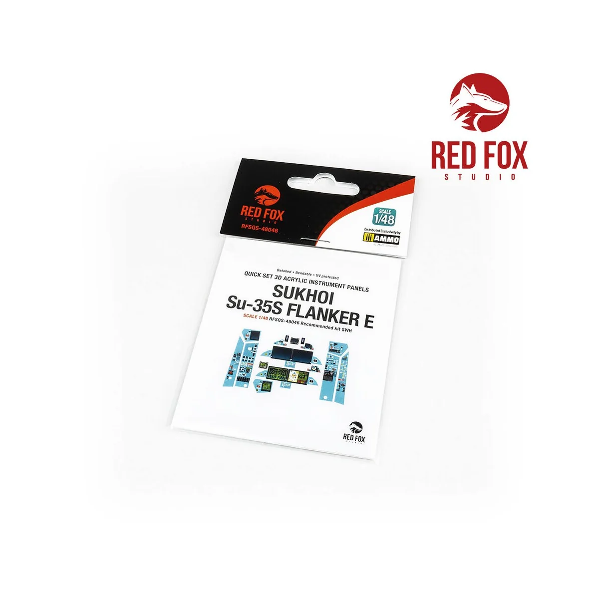 1/48 Szu 35S Flanker E (for GWH kit) - Red Fox Studio RFSQS-48046