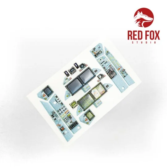 1/48 Szu 35S Flanker E (for GWH kit) - Red Fox Studio RFSQS-48046