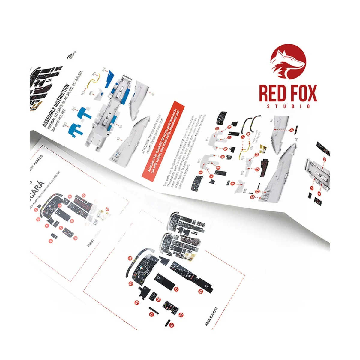 1/48 IA 58 Pucará (for Kinetic kit) - Red Fox Studio RFSQS-48047