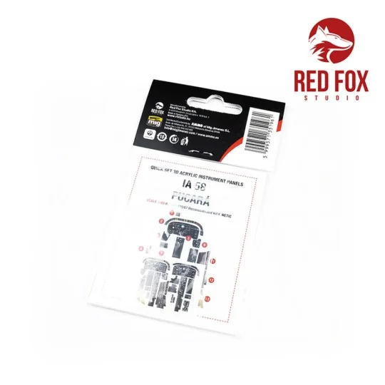 1/48 IA 58 Pucará (for Kinetic kit), 1/48 - Red Fox Studio RFSQS-48047