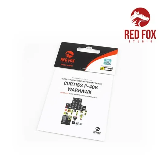 1/48 Curtiss P-40B Warhawk (for Airfix kit), 1/48 - Red Fox Studio ...