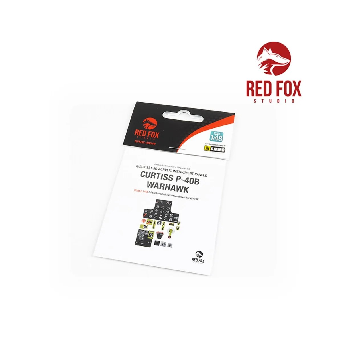 1/48 Curtiss P-40B Warhawk (for Airfix kit), 1/48 - Red Fox Studio ...