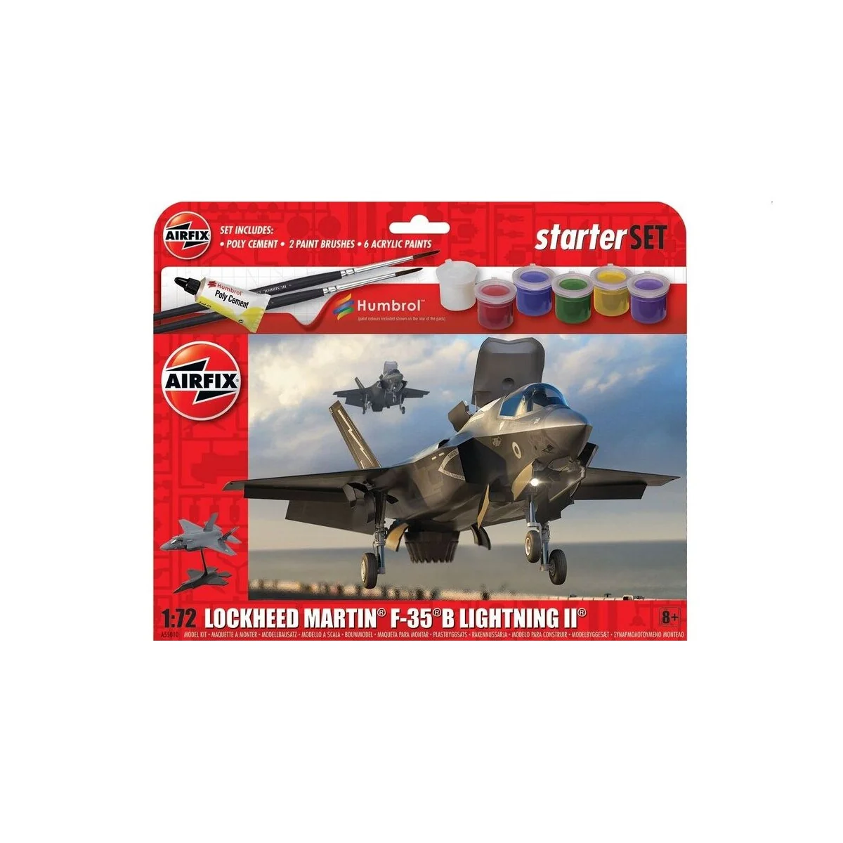Starter Set - Lockheed Martin F-35B Lightning II - Airfix A55010