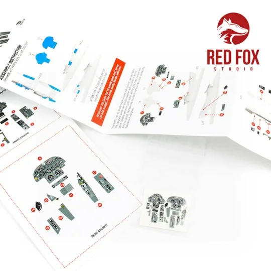 1/48 Folland Gnat T.1 (for Airfix kit), 1/48 - Red Fox Studio RFSQS...