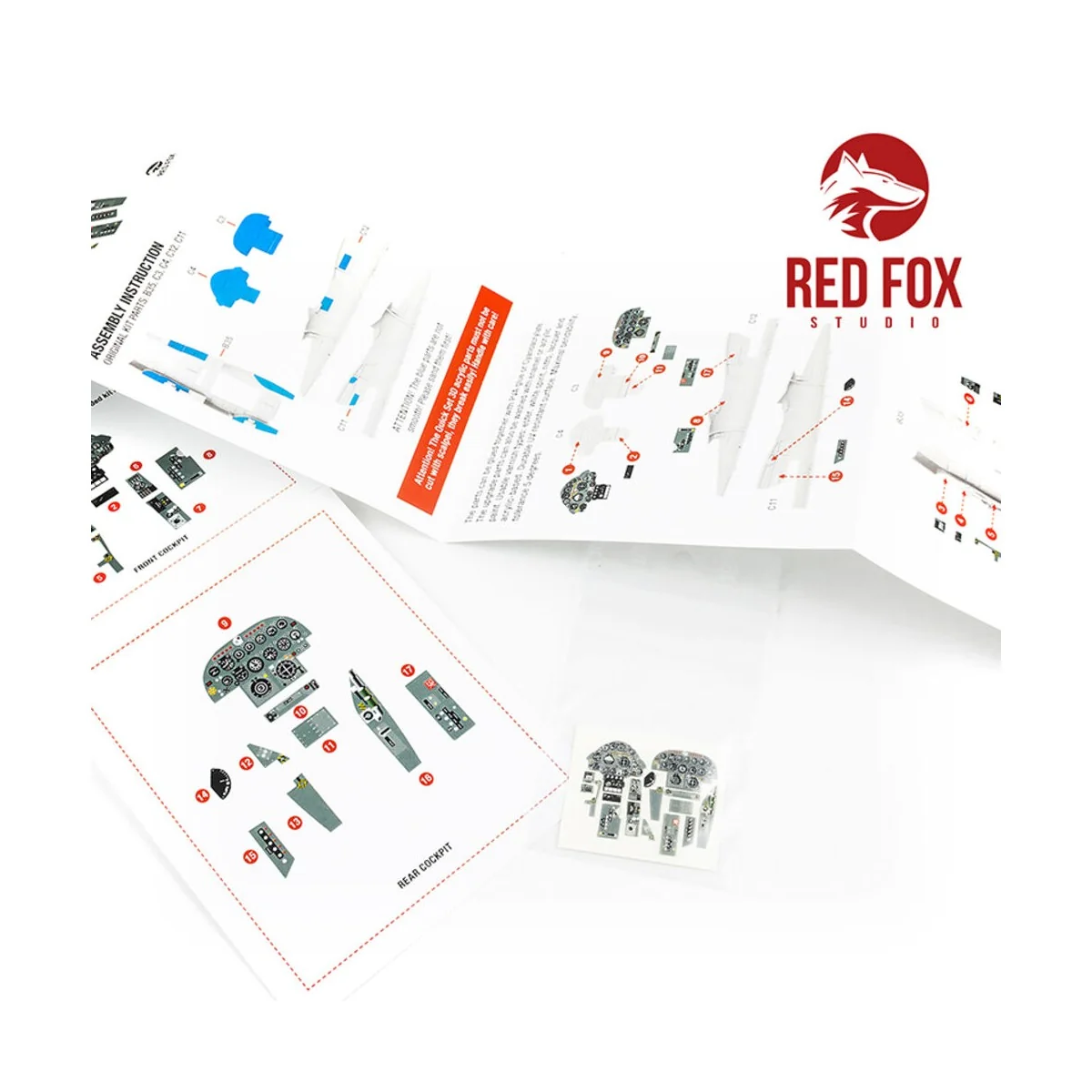 1/48 Folland Gnat T.1 (for Airfix kit), 1/48 - Red Fox Studio RFSQS...