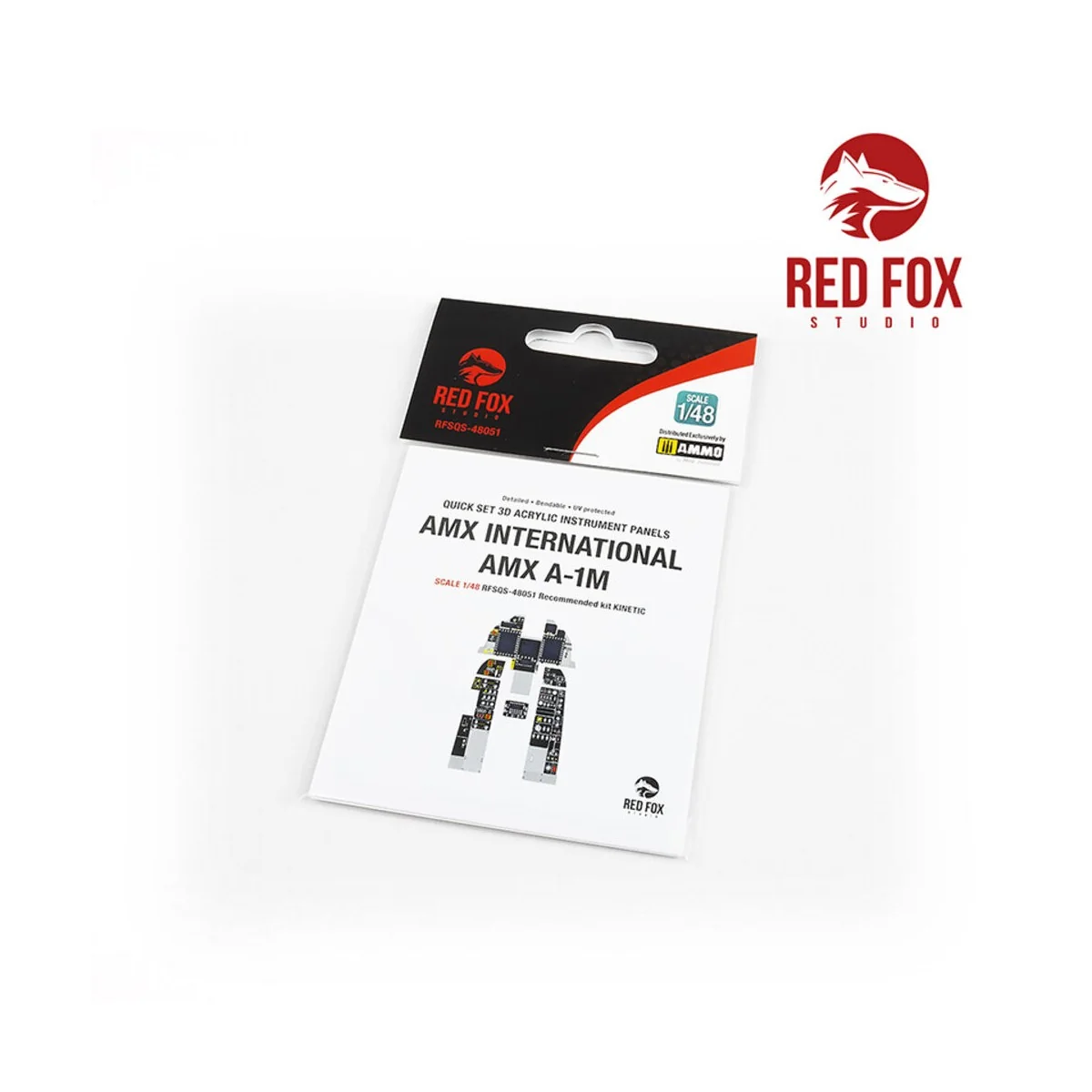 1/48 AMX A-1M (for Kinetic kit), 1/48 - Red Fox Studio RFSQS-48051