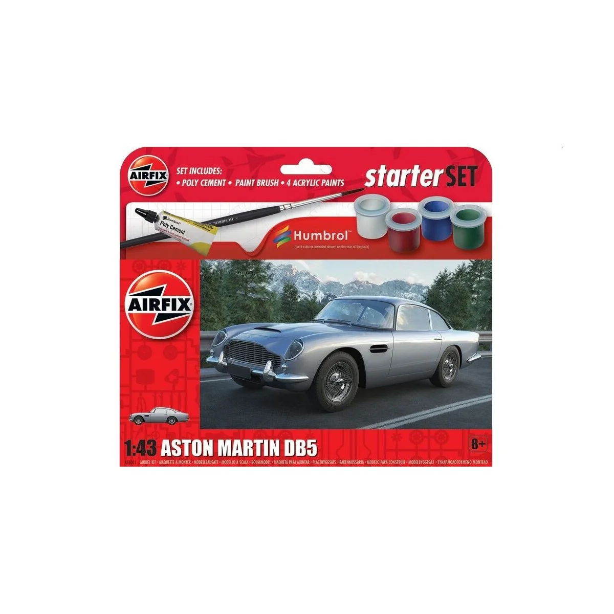 Starter Set - Aston Martin DB5, 1/43 - Airfix A55011