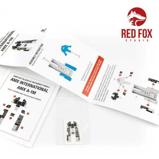 1/48 AMX A-1M (for Kinetic kit) - Red Fox Studio RFSQS-48051